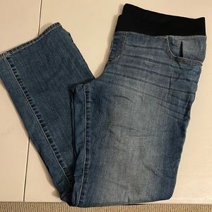 SOLD - Liz Lange Maternity Boot Cut Jeans - Size 16 - sits below belly